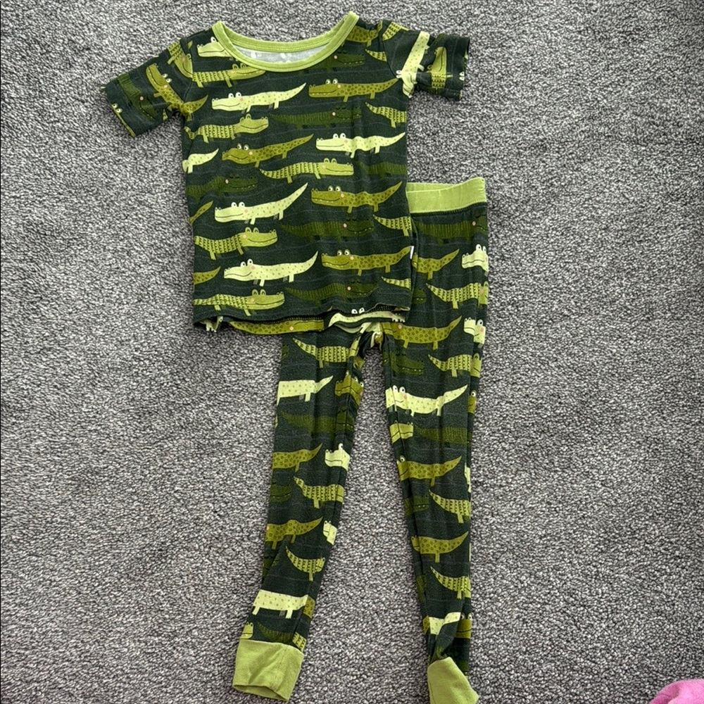 Little Sleepies Green Alligator
